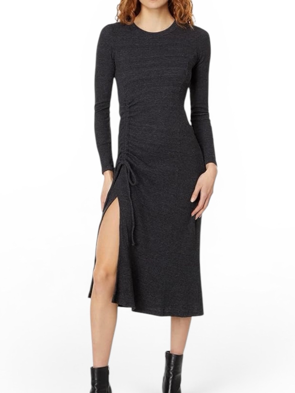 Michael Stars Ilia Ruched Tie Maxi dress